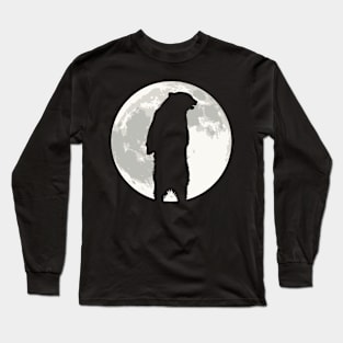 Full Moon Grizzly - Grizzly Bear Halloween Long Sleeve T-Shirt